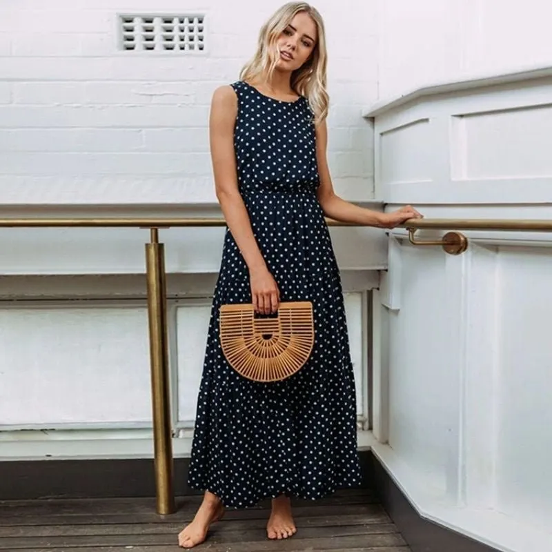 Vestido Maxi Poá Acinturado - Imagem 6