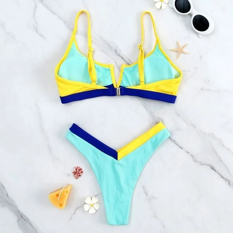 Biquíni Asa Delta Color Block - Imagem 2