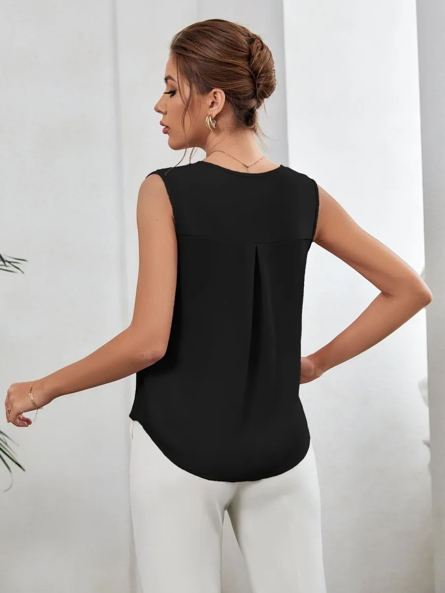 Blusa Botões Gola V - Imagem 15