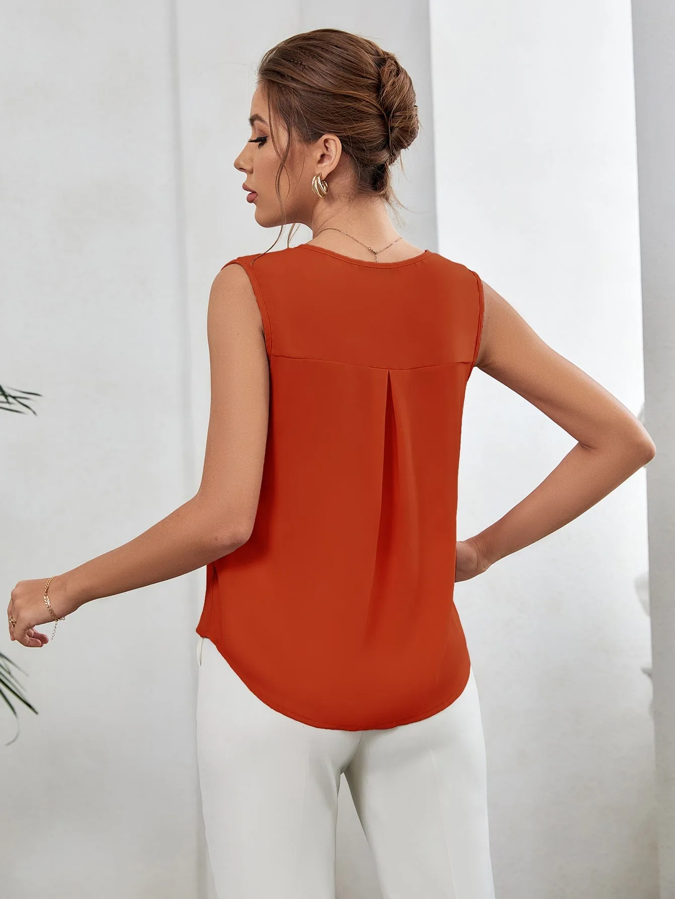 Blusa Botões Gola V - Imagem 10