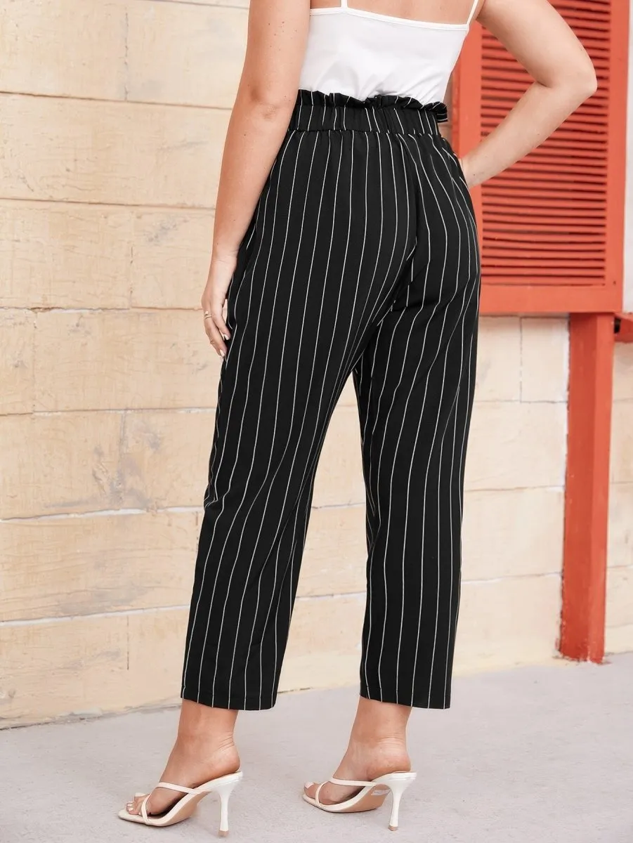 Calça Risca de Giz Plus Size - Imagem 2