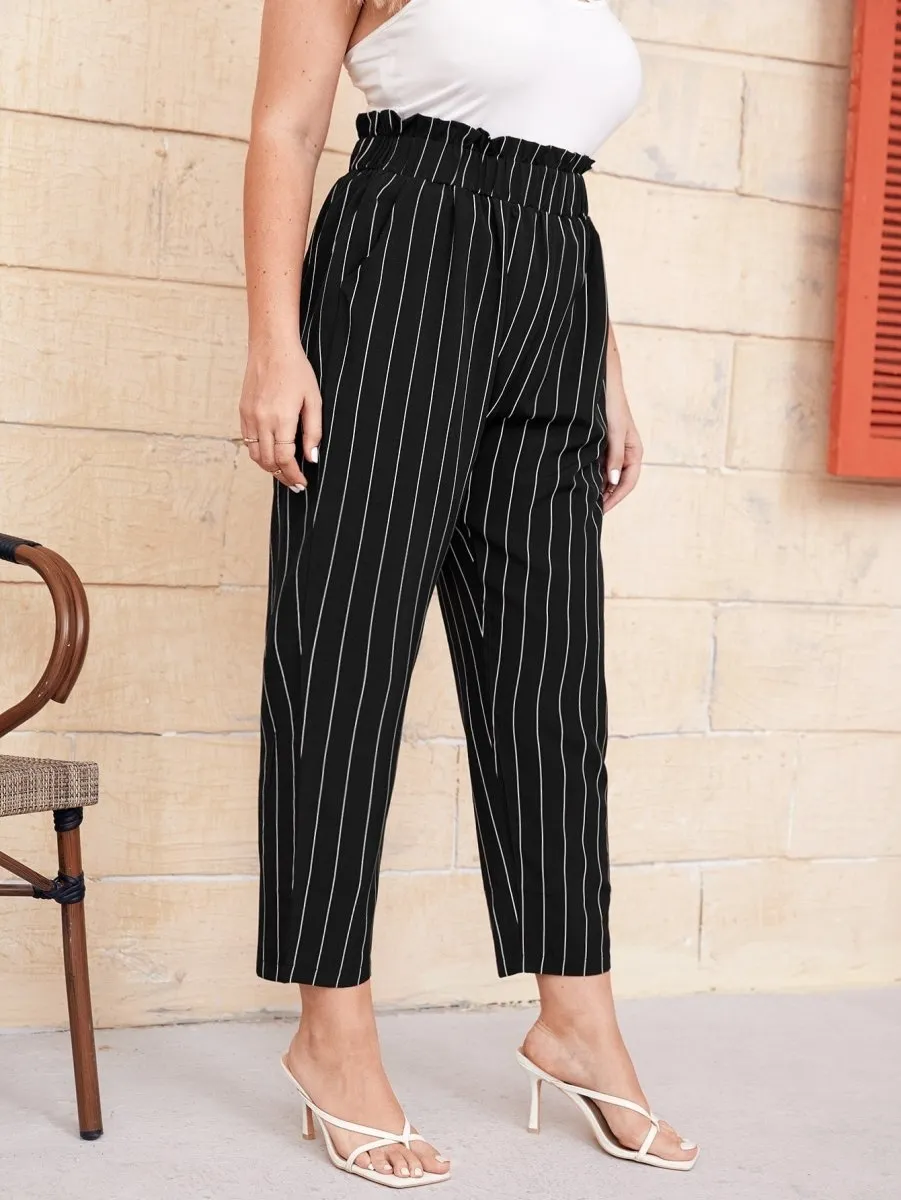 Calça Risca de Giz Plus Size - Imagem 3