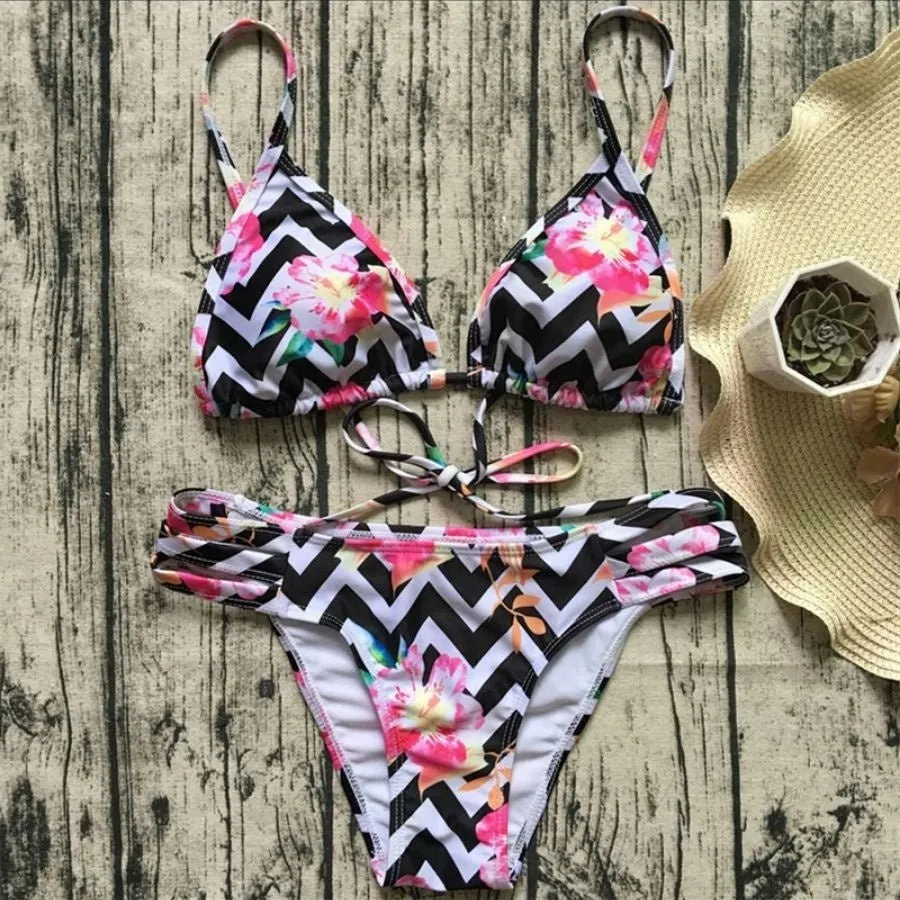 Biquíni Geometric Floral - Imagem 6