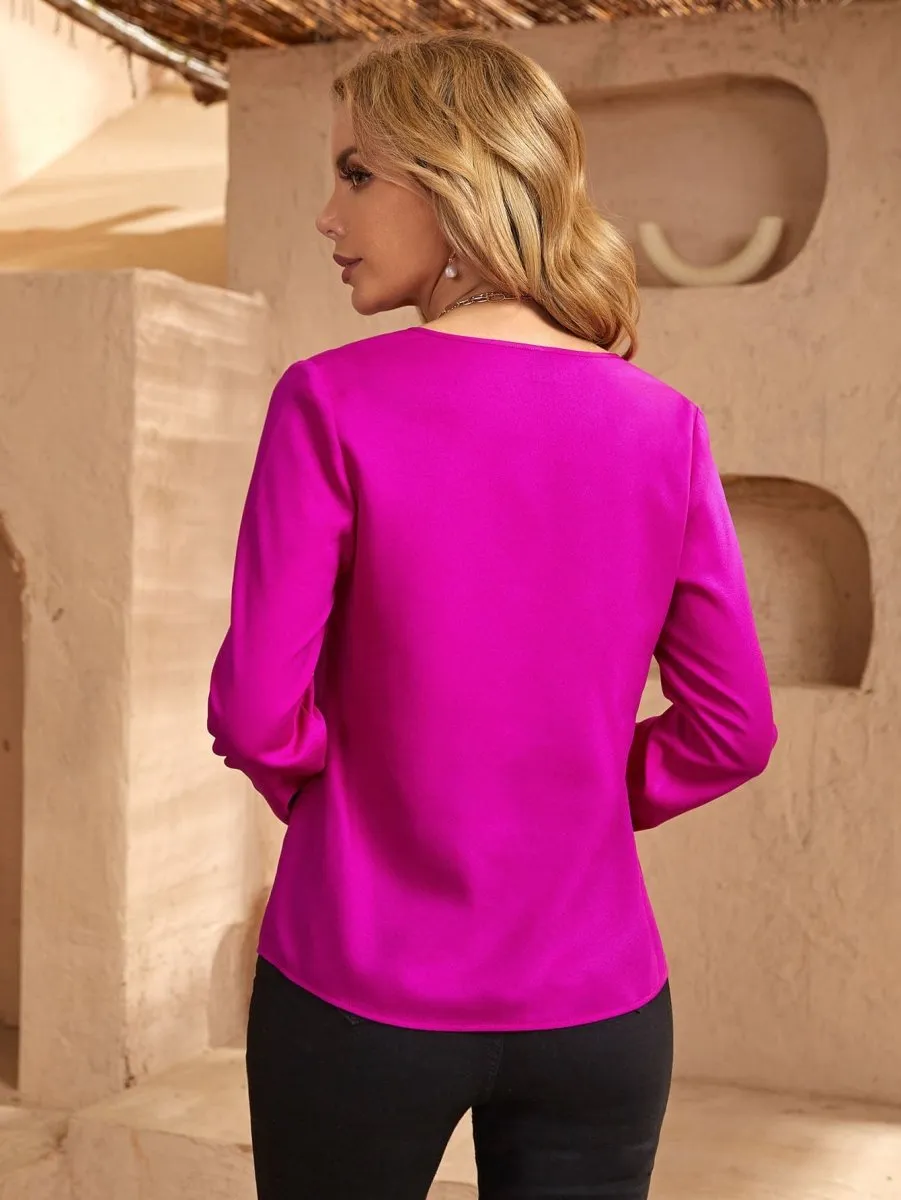 Blusa Elegante Manga Longa - Imagem 5