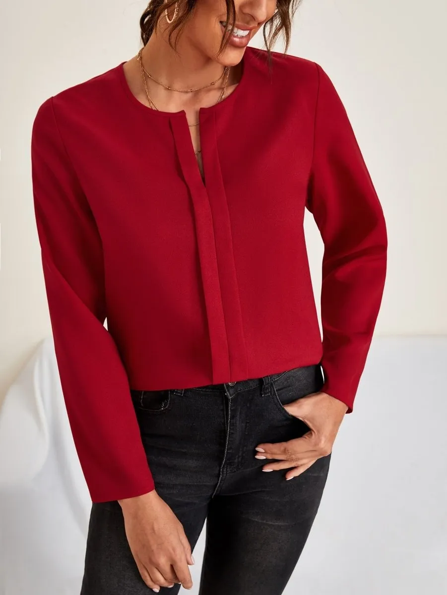 Blusa Elegante Manga Longa - Imagem 35