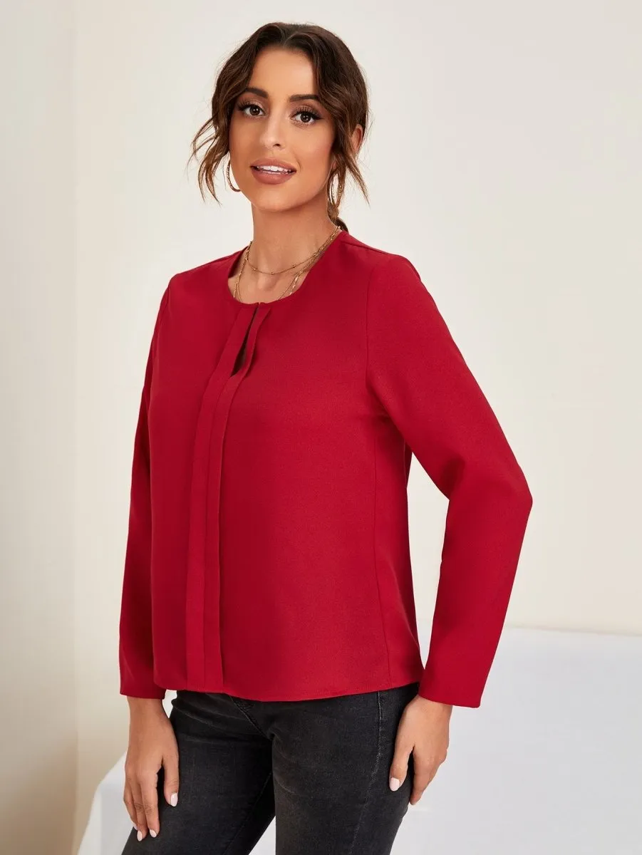 Blusa Elegante Manga Longa - Imagem 32