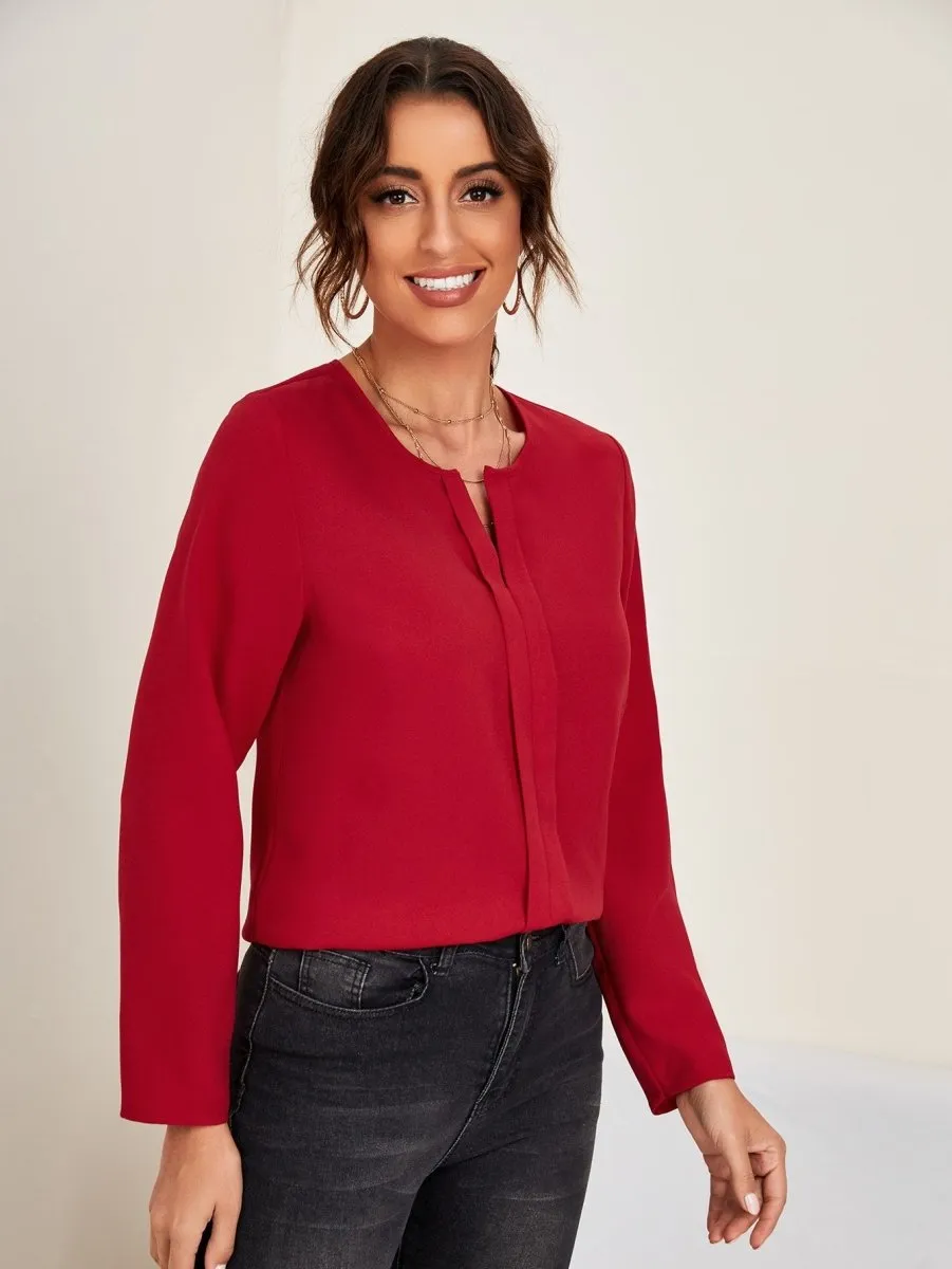 Blusa Elegante Manga Longa - Imagem 33