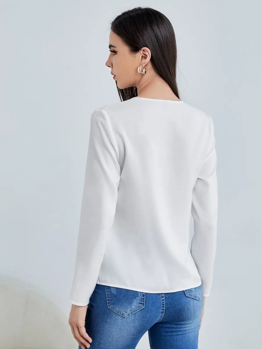 Blusa Elegante Manga Longa - Imagem 20