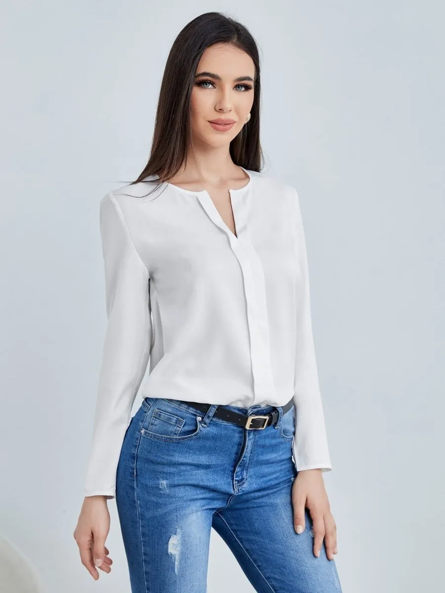 Blusa Elegante Manga Longa - Imagem 17