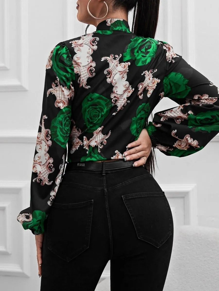 Blusa Estampada Rosas - Imagem 32