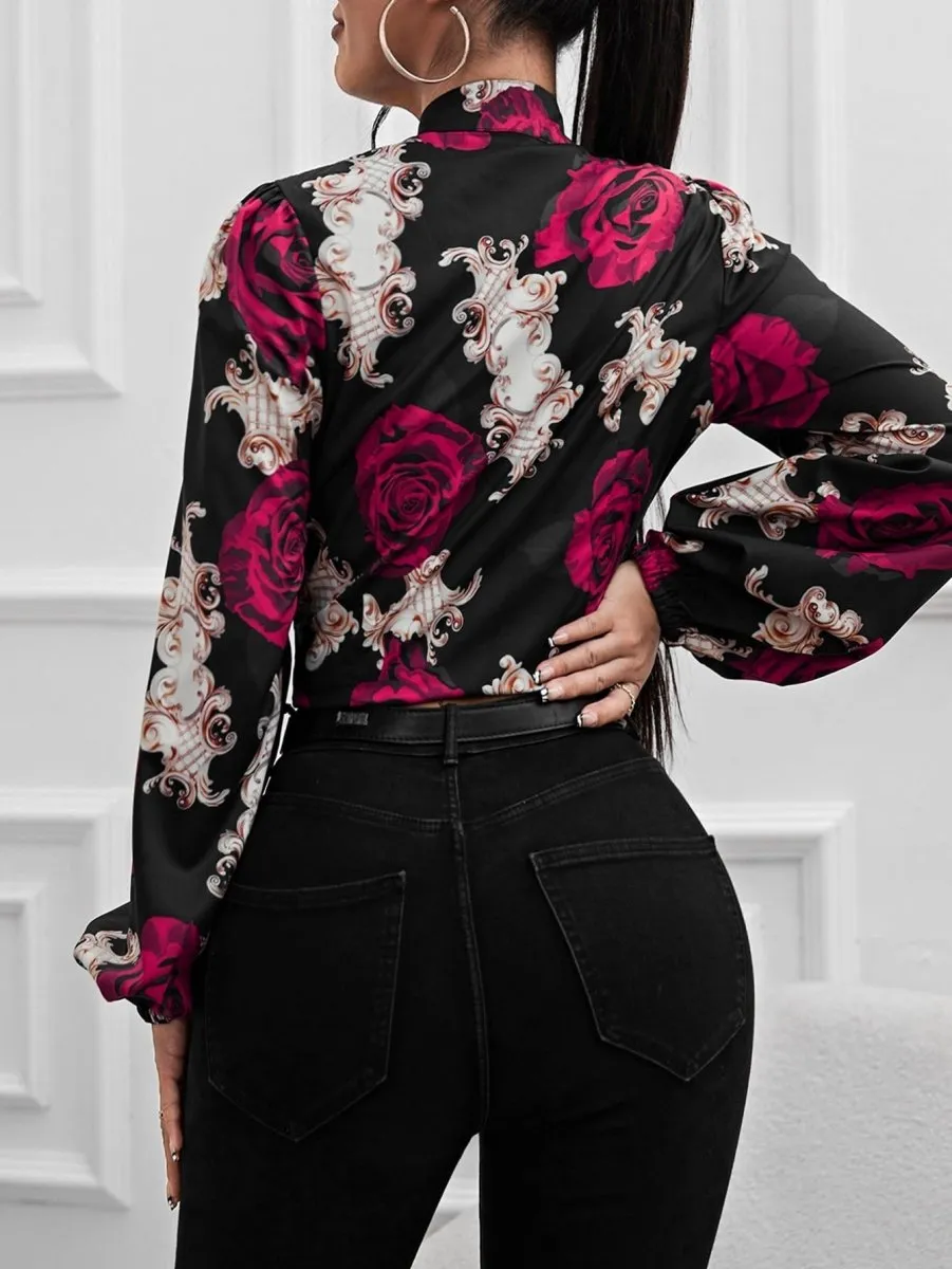 Blusa Estampada Rosas - Imagem 28