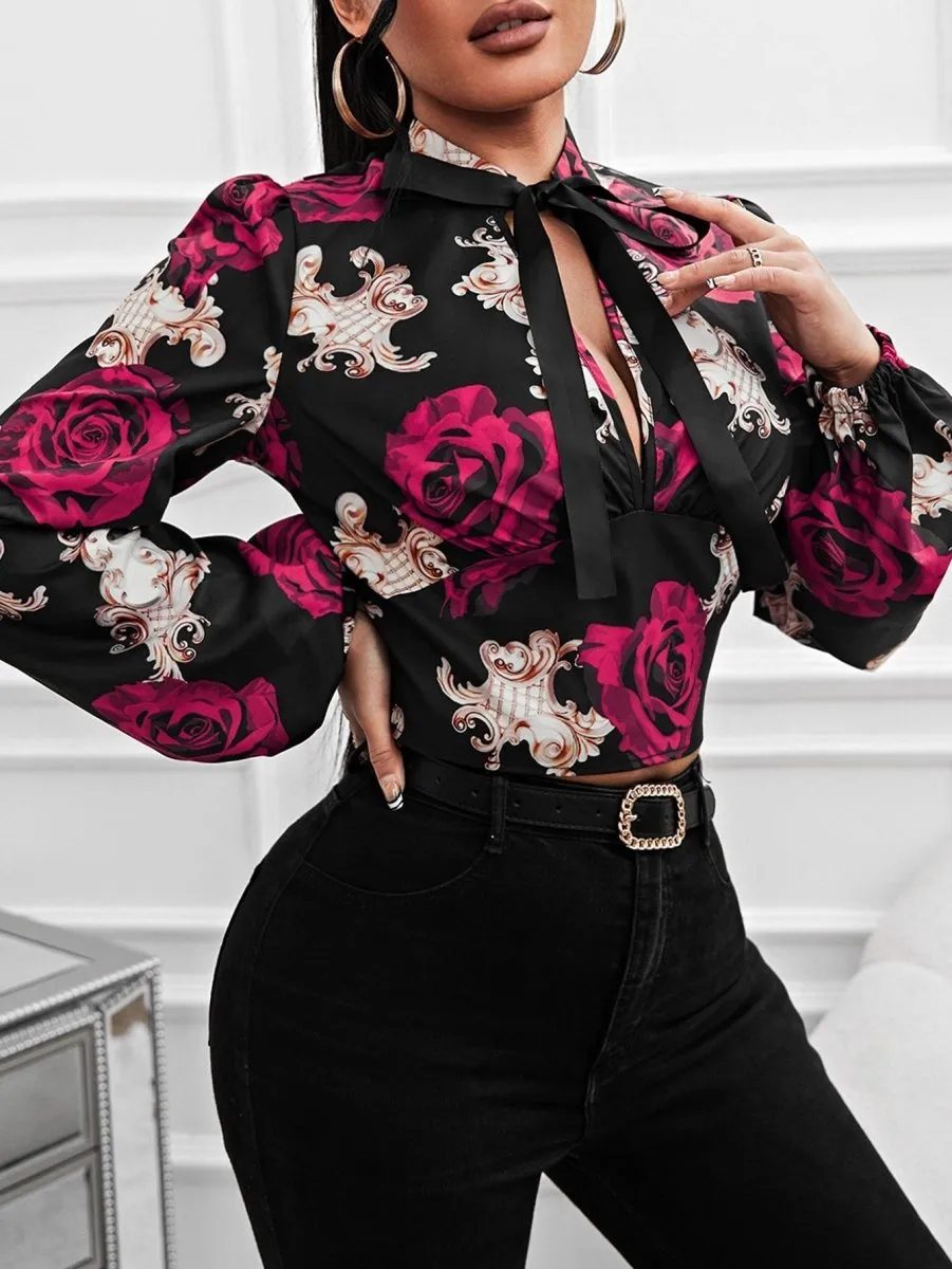 Blusa Estampada Rosas - Imagem 26