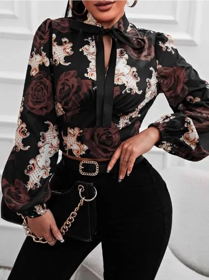 Blusa Estampada Rosas - Imagem 21