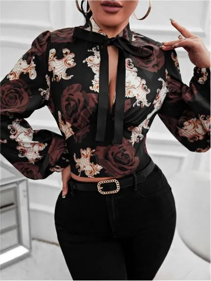 Blusa Estampada Rosas - Imagem 19