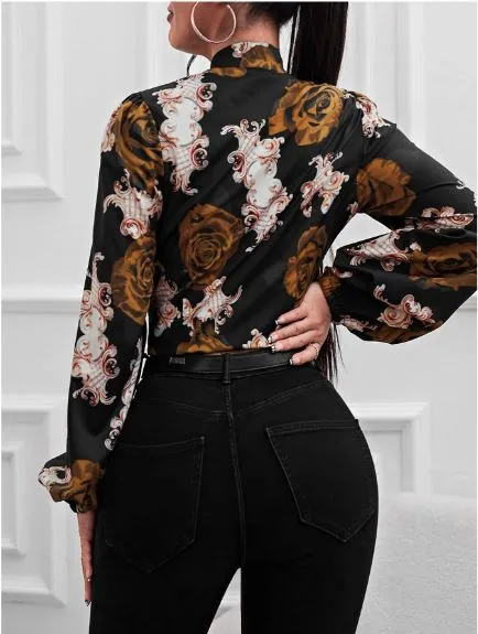 Blusa Estampada Rosas - Imagem 18