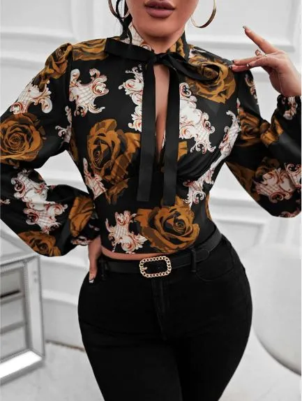 Blusa Estampada Rosas - Imagem 13