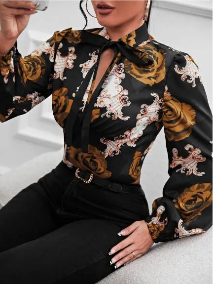 Blusa Estampada Rosas - Imagem 15