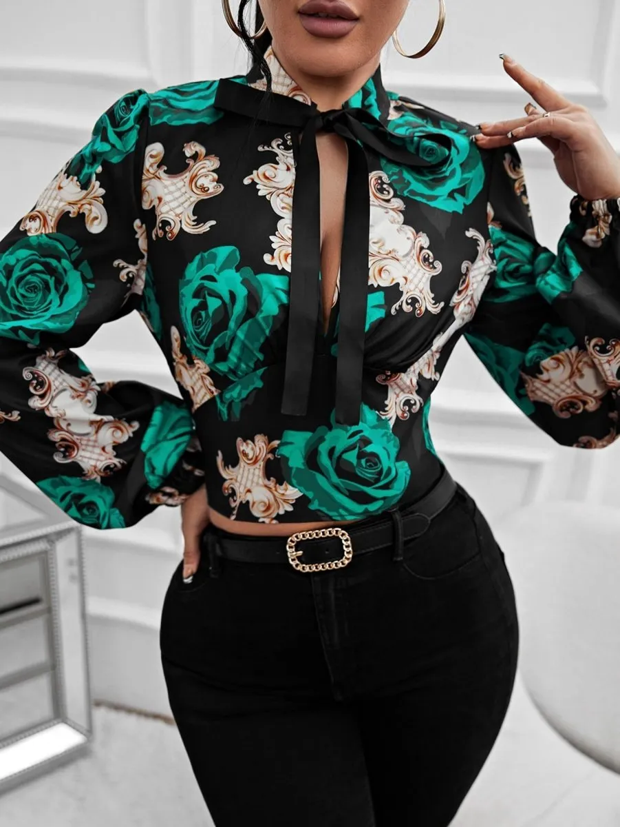 Blusa Estampada Rosas - Imagem 10
