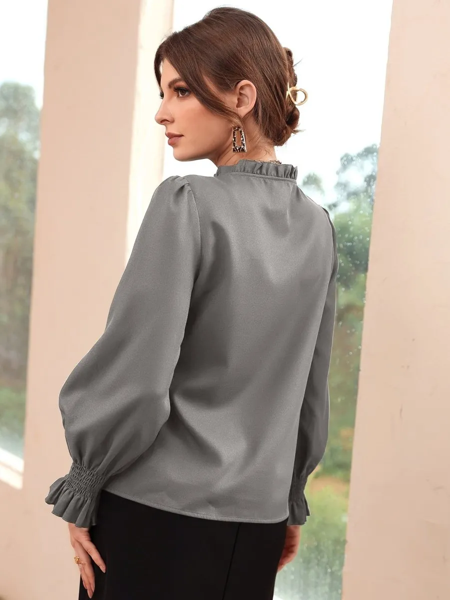 Blusa Laço Manga Longa - Imagem 6