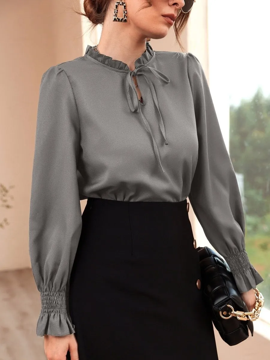 Blusa Laço Manga Longa - Imagem 4