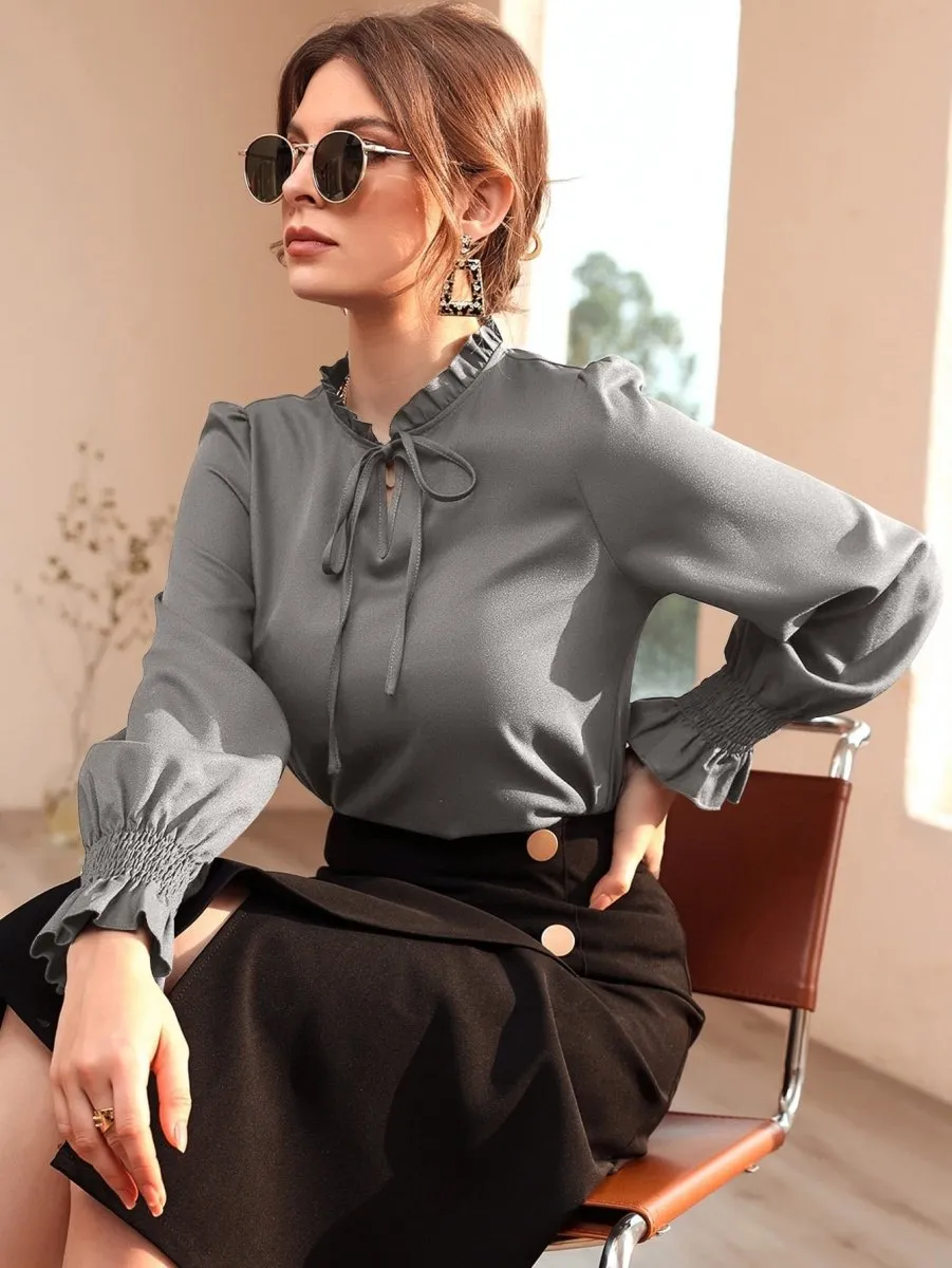 Blusa Laço Manga Longa - Imagem 2