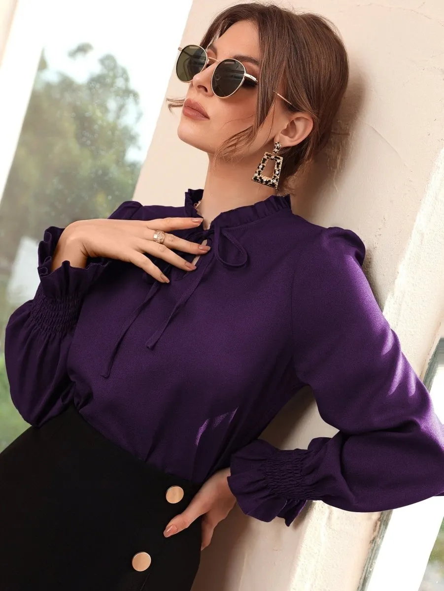 Blusa Laço Manga Longa - Imagem 34