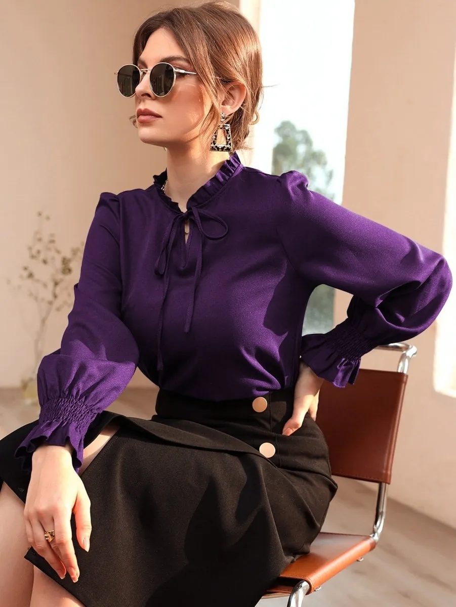 Blusa Laço Manga Longa - Imagem 35