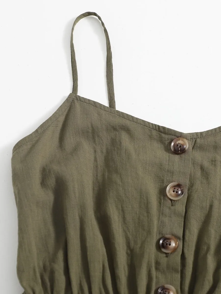 Macaquinho Boho Botões - Imagem 4