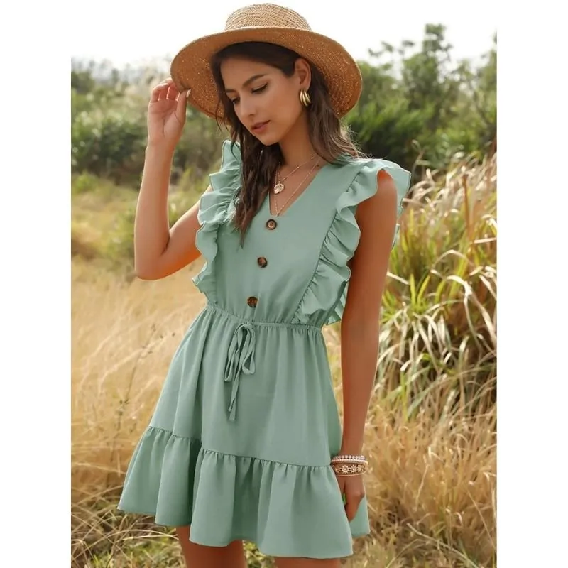 Vestido Solto com Babados - Imagem 9