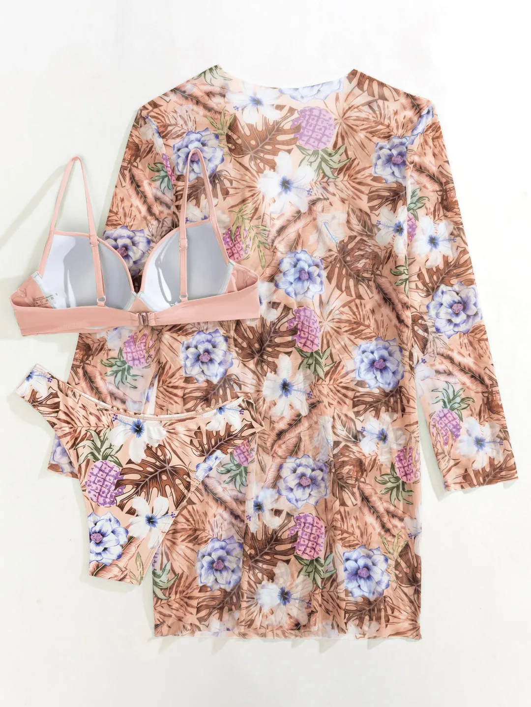 Biquíni Floral + Kimono - Imagem 23