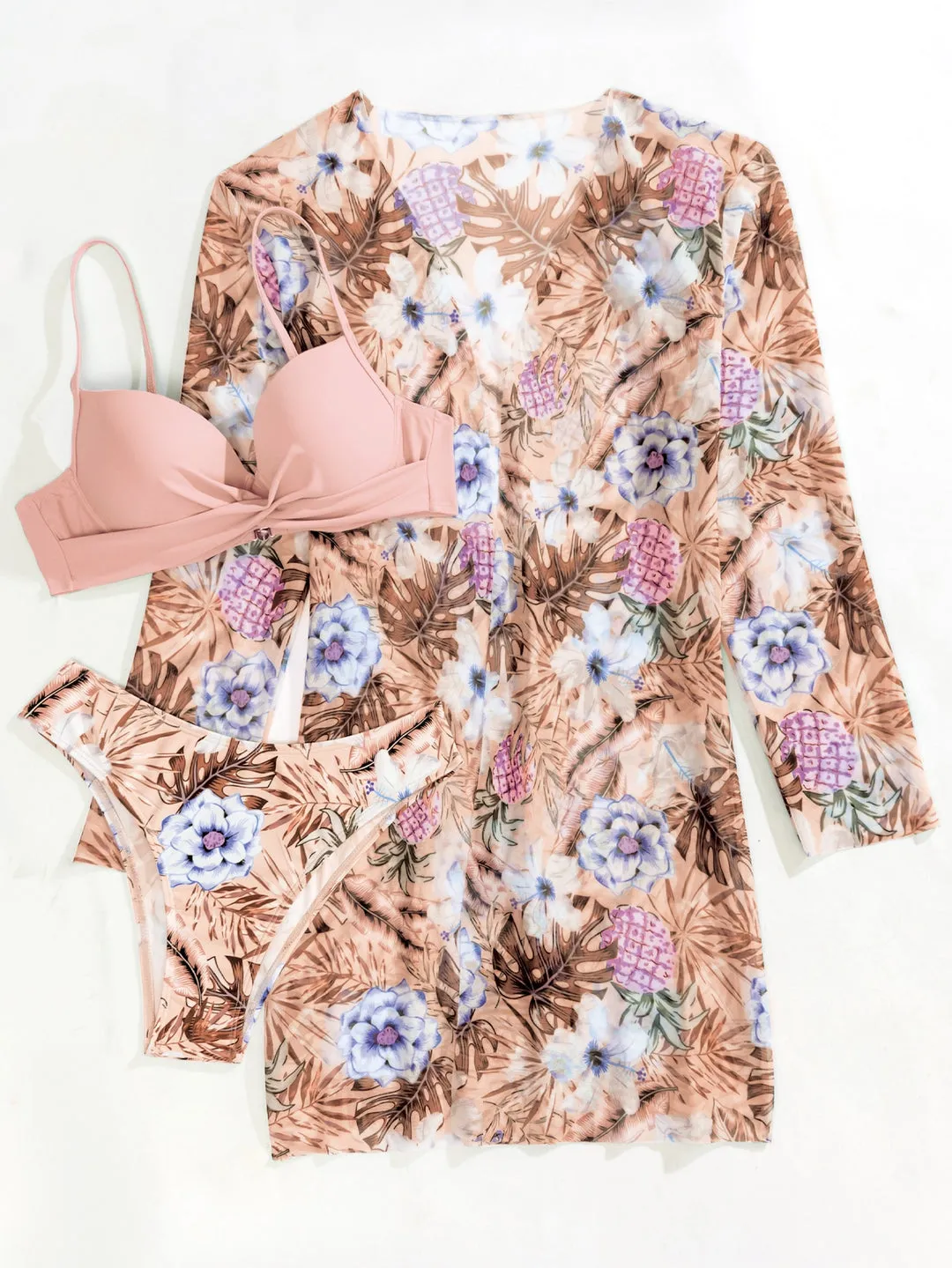 Biquíni Floral + Kimono - Imagem 26
