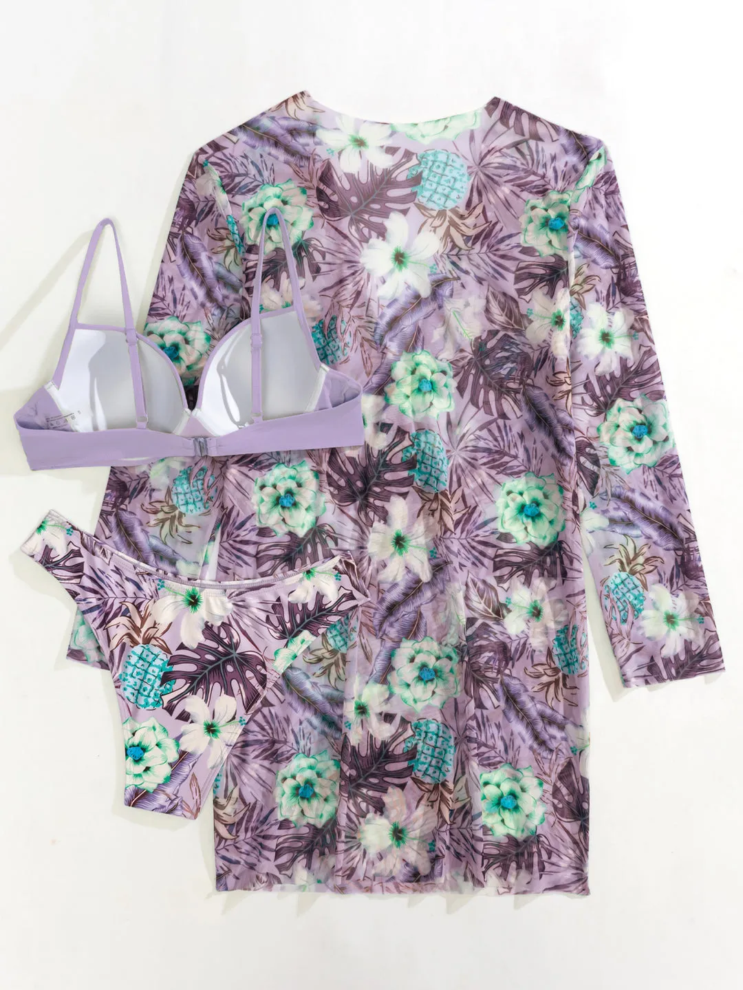 Biquíni Floral + Kimono - Imagem 30