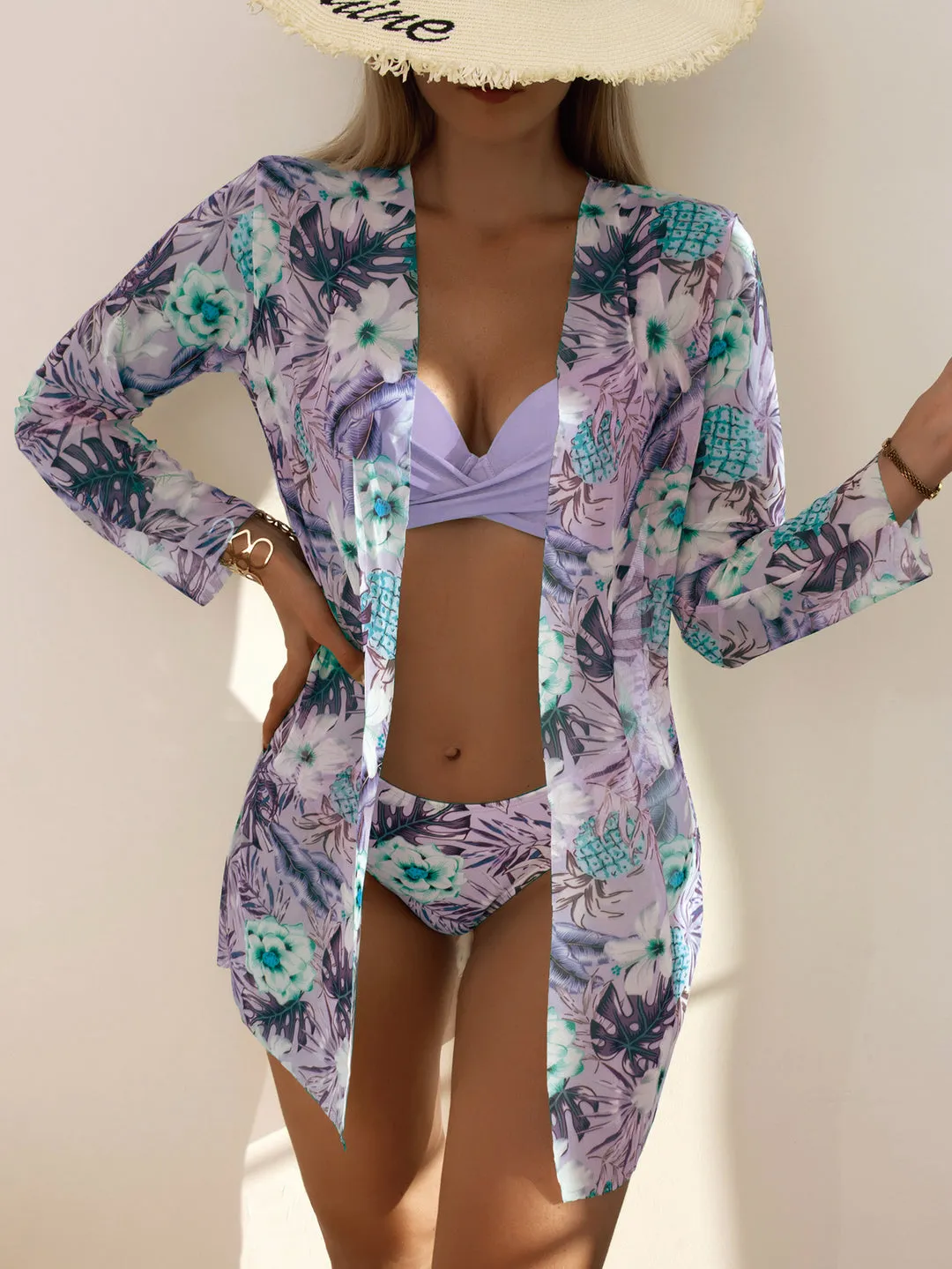 Biquíni Floral + Kimono - Imagem 31