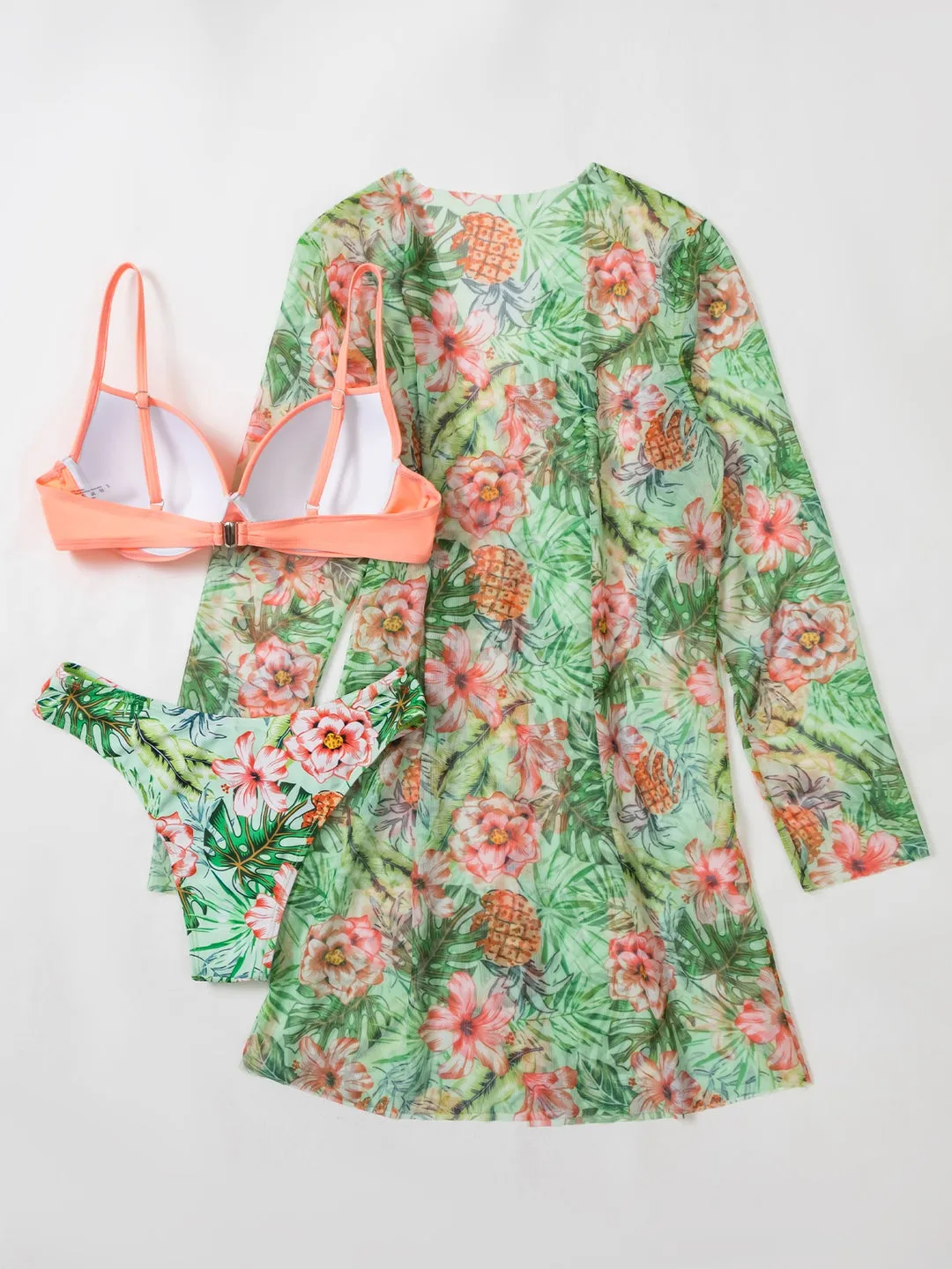 Biquíni Floral + Kimono - Imagem 59