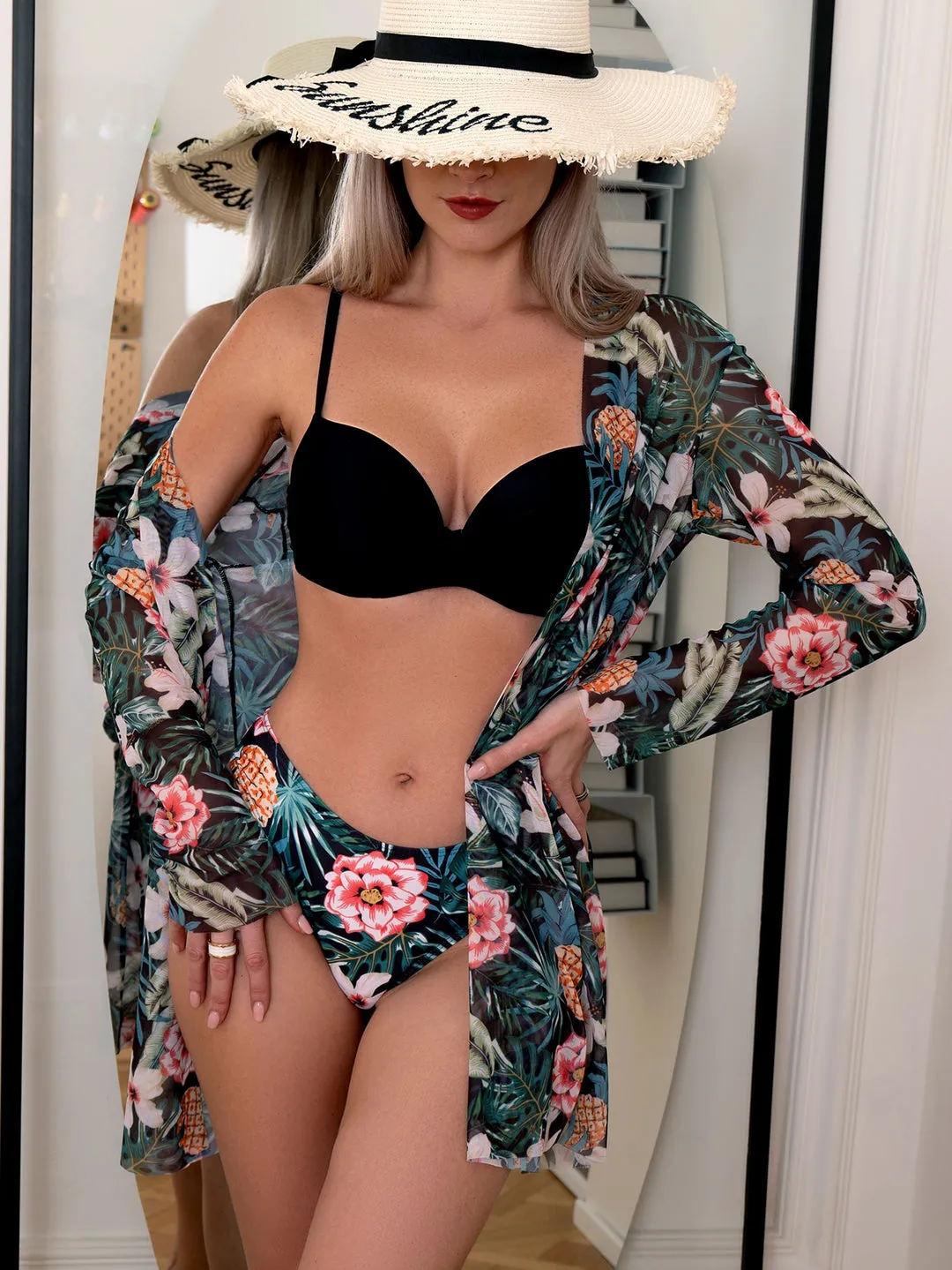 Biquíni Floral + Kimono - Imagem 39