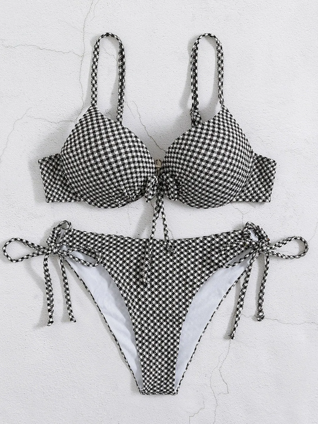 Biquíni Xadrez Amarração - Imagem 4