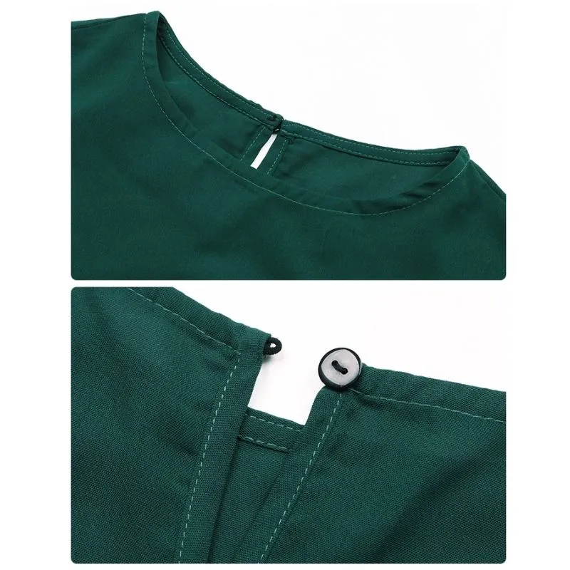 Vestido Midi Plissado com Faixa - Imagem 5