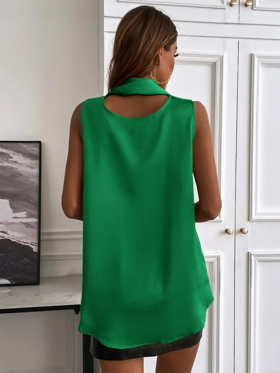 Blusa Elegante Com Gola - Imagem 6