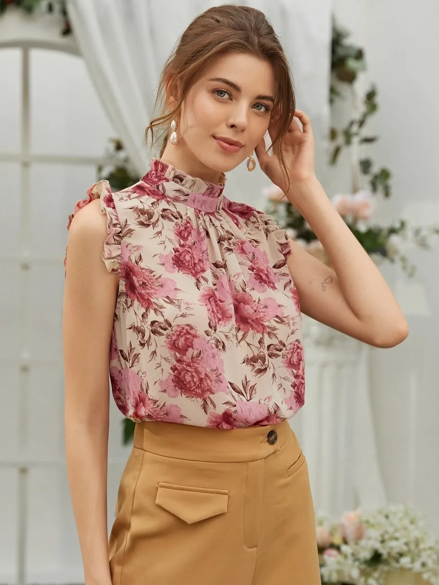 Blusa Floral Elegante - Imagem 5
