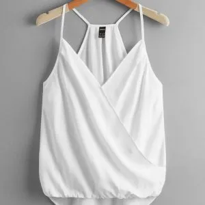 Blusa Alça Fina Transpassada