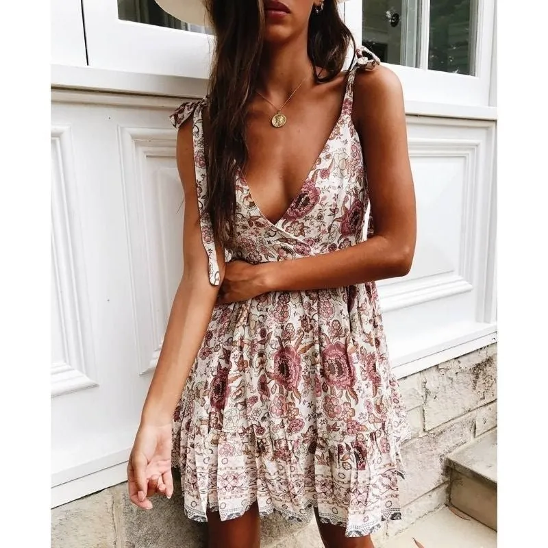 Vestido Floral Curtinho - Imagem 6