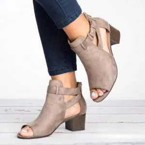 Sandália Peep Toe Luxo