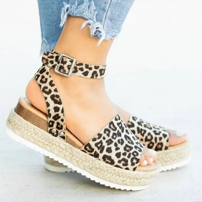 Sandália Plataforma Estampada - Imagem 2