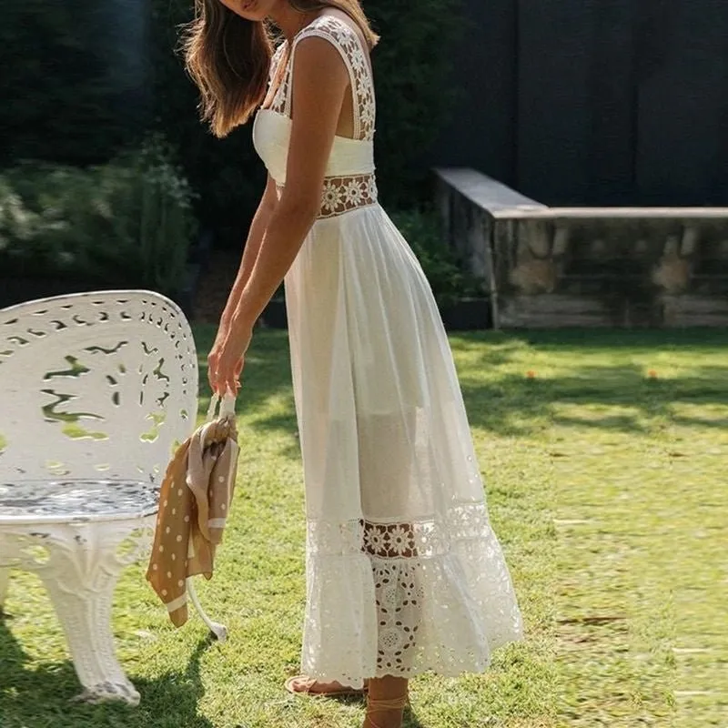 Vestido Midi Boho White - Imagem 4
