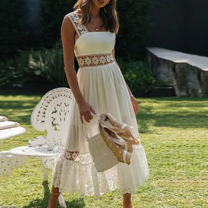 Vestido Midi Boho White - Imagem 7