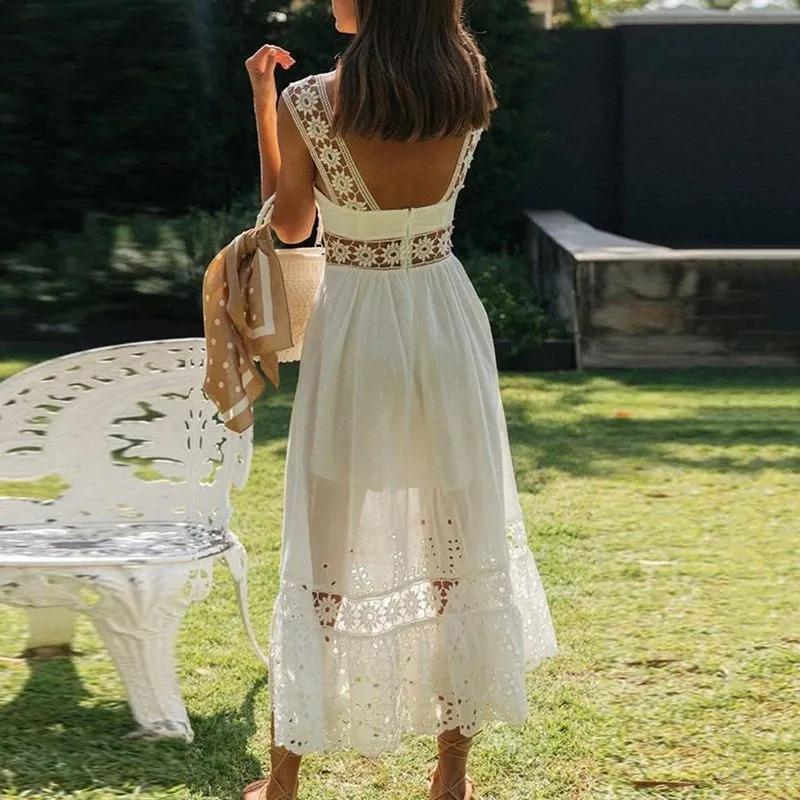 Vestido Midi Boho White - Imagem 9