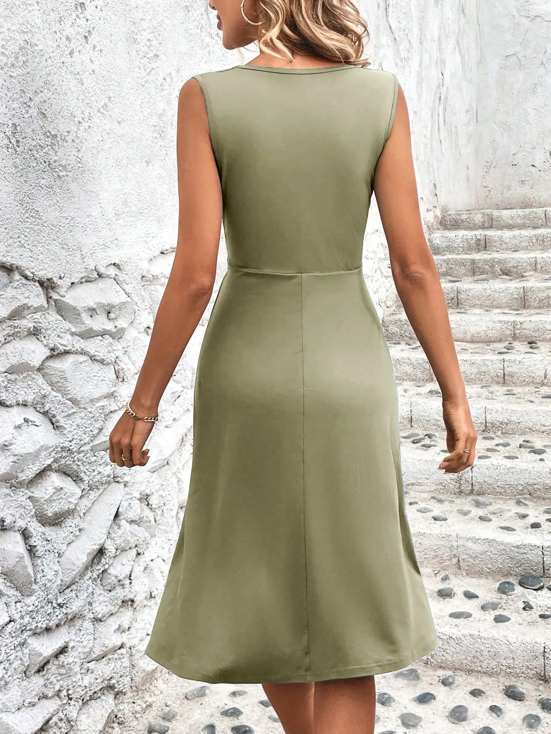 Vestido Midi Liso Cross - Imagem 20