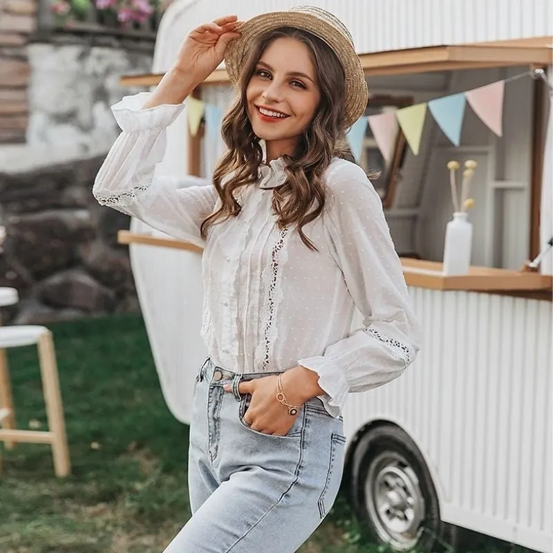 Camisa Renda com Botões - Imagem 3