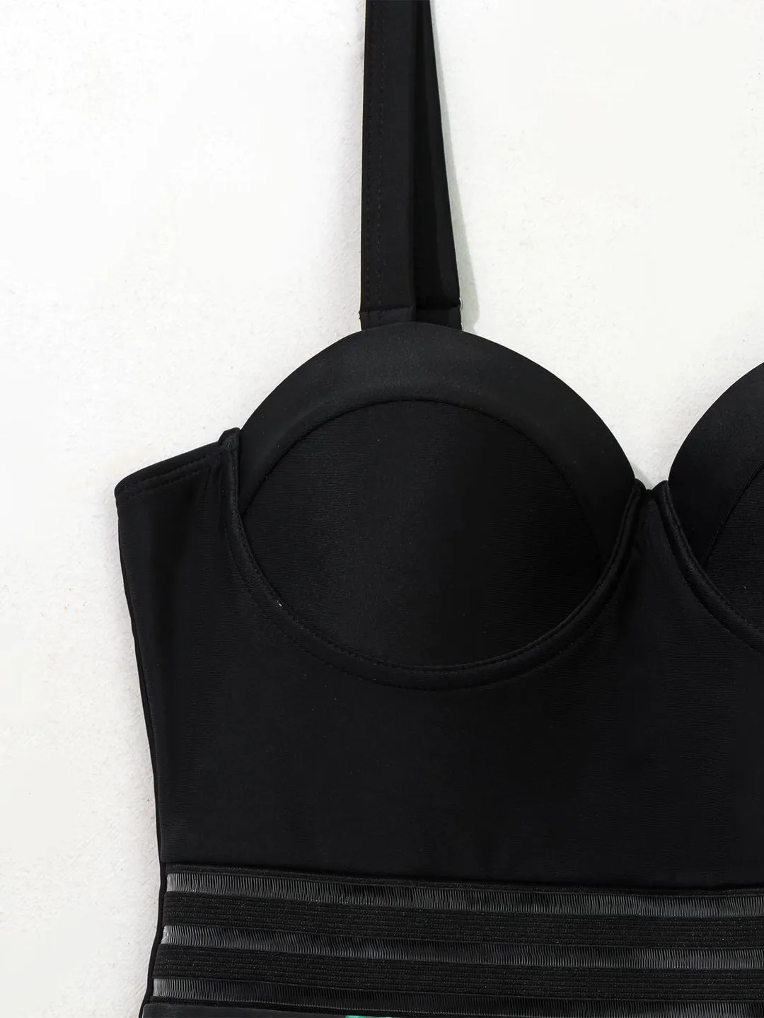 Maiô Preto com Folhagens - Imagem 6