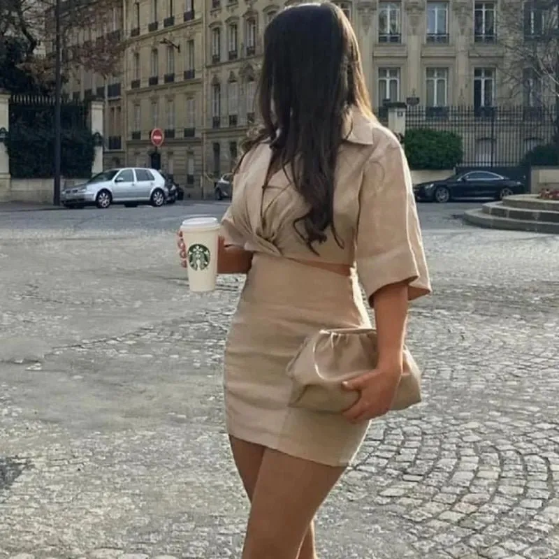 Vestido Curto Recorde Cintura - Imagem 3